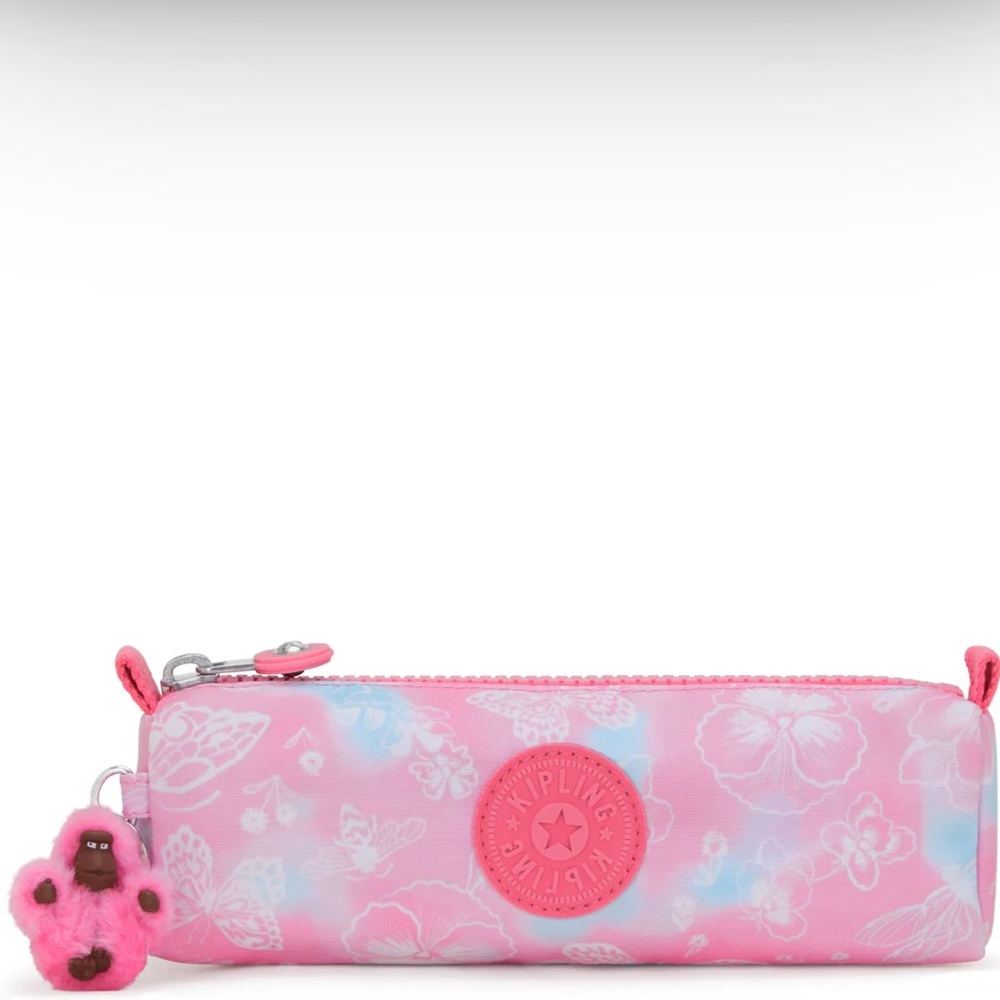 Kipling Freedom Pen Case Cosmetic Bag in Garden Clouds With Original Tags